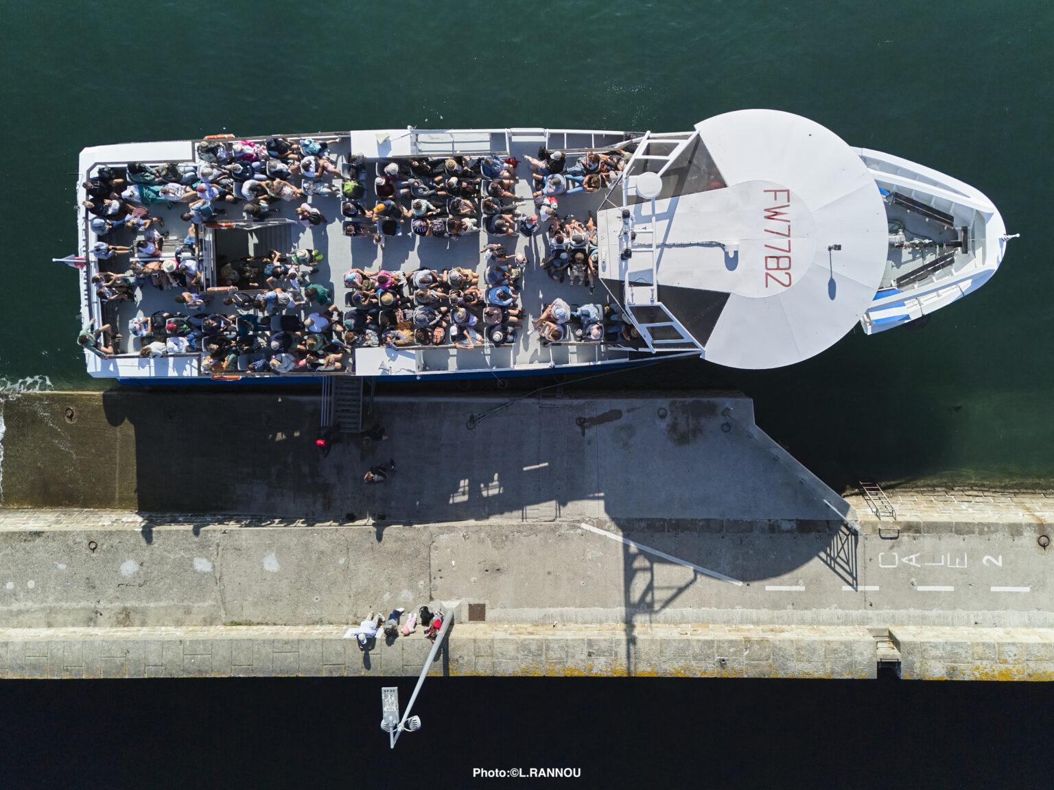 Sortie en groupe à bord d'une vedette des Vedettes du Golfe